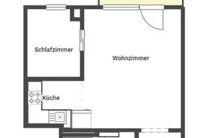 Betreutes Wohnen: Gepflegte 2-Zimmer-Wohnung mit Balkon und Aufzug in Stuttgart-Weilimdorf – Die vollständige Adresse der Immobilie erhältst du vom Anbieter., 70499 Weilimdorf (Ortsteil), Stuttgart – Vorschaubild 10