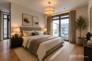 Urban leben, entspannt wohnen – stilvolles City-Penthouse mit Sonnenterrasse in Oldenburg – Die vollständige Adresse der Immobilie erhältst du vom Anbieter., 26121 Innenstadt, Oldenburg (Oldenburg) – Vorschaubild 5