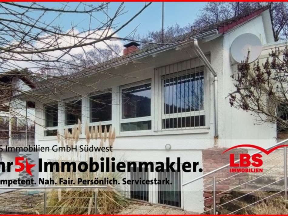 Hausansicht Talseite mit unter