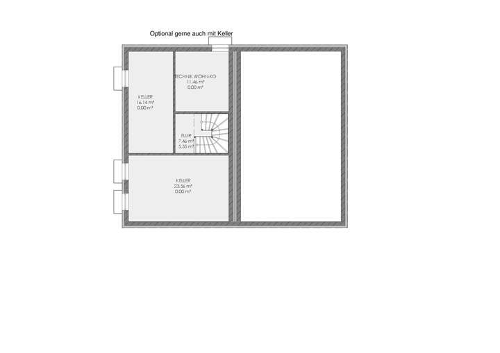 Grundriss Keller optional