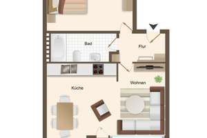 *ab sofort* große Wohnküche mit Sonnenbalkon, Duschbad, sep. Schlafzimmer – 47053 Hochfeld, Duisburg – Vorschaubild 7
