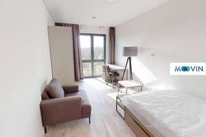 URBAN BASE: Vollmöbliertes 2-Zimmer-Apartment mit EBK, ALL-IN-MIETE, UVM. im Wiesbadener Stadtzen... – Klingholzstraße 8, 65189 Südost, Wiesbaden – Vorschaubild 2
