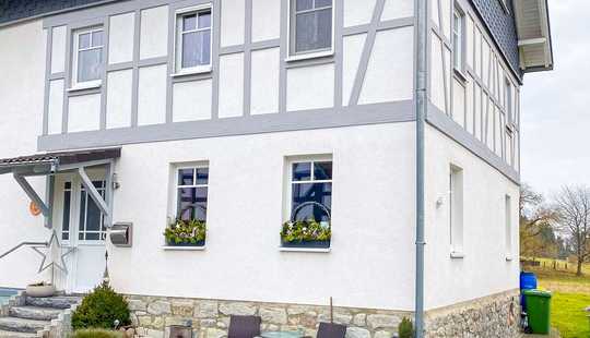 Bild von Gemütliches Fachwerk-Reihenendhaus in idyllischer Feldrandlage in Meudt-Dahlen zu verkaufen!