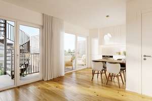 1-Zimmer Neubauwohnung in Düsseldorf mit Balkon als lukrative Kapitalanlage oder zum Selbstnutz – Rather Broich 154, 40470 Rath, Düsseldorf – Vorschaubild 2