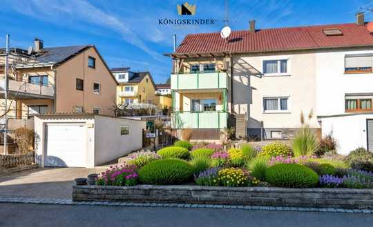 2-FH mit Ausbaupotenzial (3-FH) in Großbettlingen mit Garage, Stpl. & Traumgarten