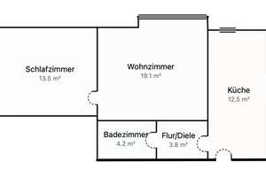 Renovierte 2-Zimmer-Wohnung in Bochum, 3. OG – Auf dem Pfade 6, 44879 Linden, Bochum – Vorschaubild 2