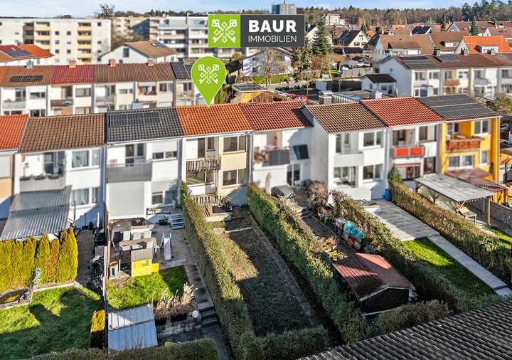 360° | Renovierungsbedürftiges Reihenmittelhaus in der beliebten Kitzenwiese in Friedrichshafen
