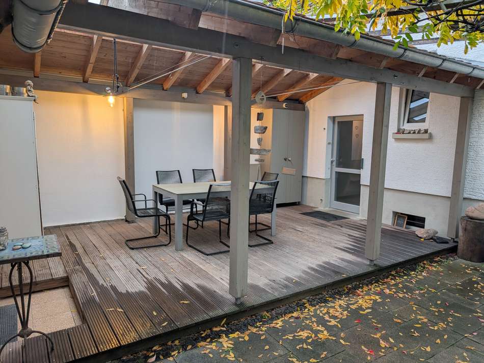 Terrasse mit Hauszugang
