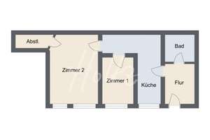 Studenteneltern aufgepaßt: WG taugliche, gerade renovierte 2-Zimmer-Wohnung ... sofort beziehbar !! – 79098 Neuburg, Freiburg im Breisgau – Vorschaubild 14