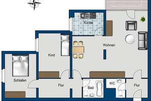 Sanierte 3-Zimmerwohnung mit Balkon – Südliche Ringstr. 191, 63225 Langen (Hessen) – Vorschaubild 9