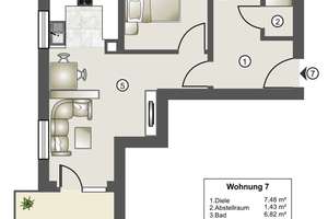 *** Moderne Eigentumswohnung-energieeffizient-hoher Wohnkomfort *** – Karlskroner Straße 27a, 85051 Süd, Ingolstadt – Vorschaubild 8