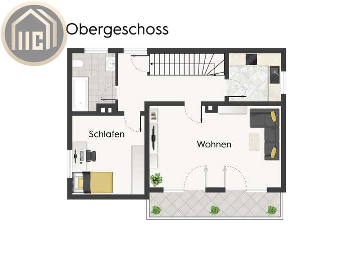 Grundriss Obergeschoss