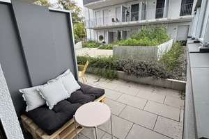 Erstbezug: Moderne 1-Zimmer-Wohnung mit Dachterrasse und Tiefgaragenstellplatz  – Kurt-Viermetz-Straße 1d, 86150 Bahnhofs-, Bismarckviertel, Augsburg – Vorschaubild 3