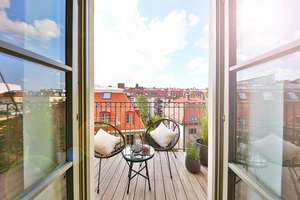 Stadtpalais-Wohnung "Garda" - 3 Zimmer über 3 Seiten, Balkon - Fitness & Sauna - Vermietet bis 2027