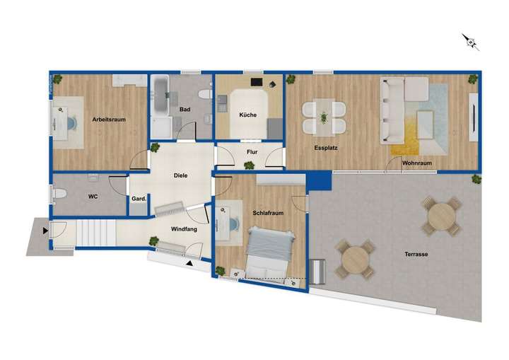 Grundriss Erdgeschoss