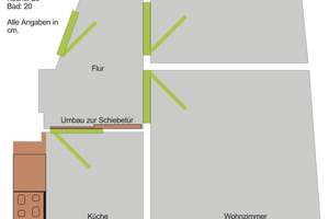 Helle Wohnung in Alt-Hohenschönhausen, 2 Zimmer, Einbauküche, Loggia – Schöneicher Straße -, 13055 Alt-Hohenschönhausen, Berlin – Vorschaubild 18
