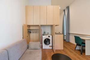 All-inklusive Miete! Studio mit privater Terrasse nahe Hauptbahnhof in der Europa City Berlin – Lehrter Straße 24B, 10557 Moabit, Berlin – Vorschaubild 9