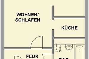 Singlewohnung mit Blick ins Grüne – Otto-Hofmann-Str. 5, 9122 Chemnitz – Vorschaubild 5