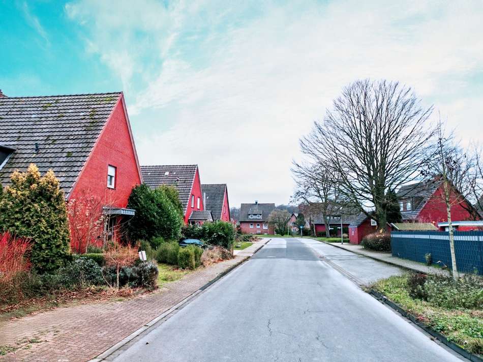 Straße Südrichtung