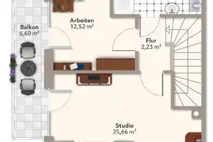 Ruhig gelegenes Reihenendhaus mit sonniger Süd-Ost-Ausrichtung in Feldkirchen! – München (Kreis) – Vorschaubild 13