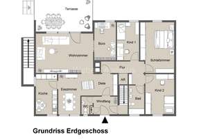 Freistehender Einfamilien-Bungalow mit traumhaftem Garten in ruhiger Ortsrandlage – Die vollständige Adresse der Immobilie erhältst du vom Anbieter., 51429 Herkenrath, Bergisch Gladbach – Vorschaubild 3
