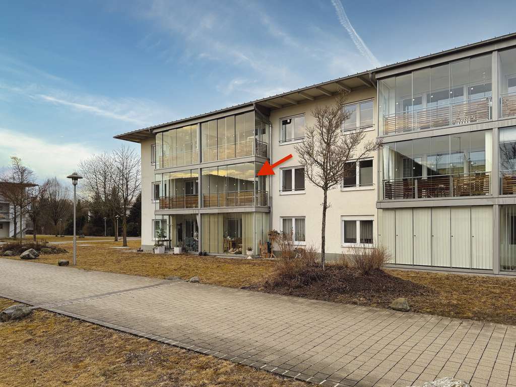 Immobilie in Putzbrunn - Bezugsfreie Senioren-Wohnung mit 61 qm (barrierefrei) – Betreutes Wohnen in schöner Park-Residenz - Bild 1