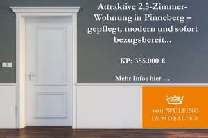 Attraktive 2,5-Zimmer-Wohnung in Pinneberg – gepflegt, modern und sofort bezugsbereit...