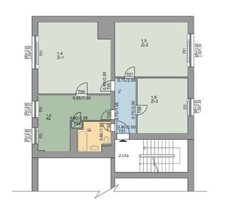 Schöne 3-Zimmerwohnung in Fritzlar, Scharnhorststraße 3, 2. OG rechts