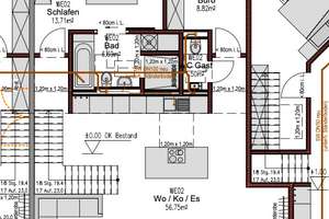 Moderne 120 m² Loft-Wohnung mit 20 m² Terrasse + Garage + Stellplatz – 46284 Dorsten – Vorschaubild 9