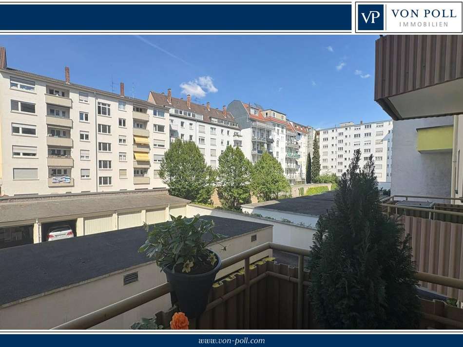 Ausblick Balkon