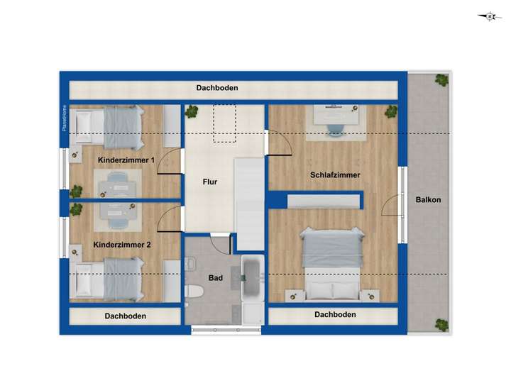 Grundriss Obergeschoss