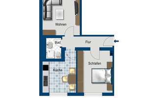 Sanierte Wohnung in Düsseldorf-Eller – Jägerstr. 63, 40231 Eller, Düsseldorf – Vorschaubild 4