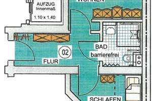 // Seniorengerechte Wohung - Bad mit Dusche - Einbauküche // – Mockauer Straße 30, 4357 Mockau-Süd, Leipzig – Vorschaubild 3