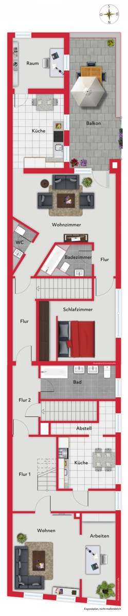 Grundriss Obergeschoss