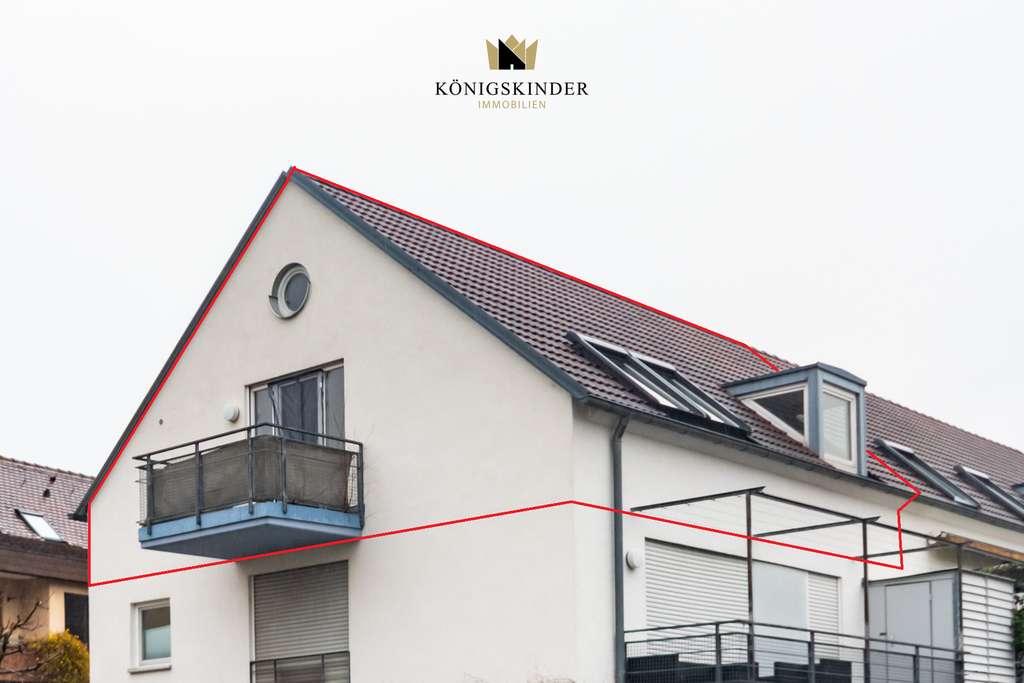 Immobilie in Pleidelsheim - attraktive DG-Whg in Pleidelsheim mit Balkon und TG-Stellplatz - Bild 2