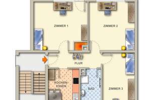 ** Wohnen in Karlsruhe - 3-Zimmer Wohnung mit Balkon in der Karlsruher Südweststadt! – Welfenstr. 23, 76137 Südweststadt, Karlsruhe – Vorschaubild 9