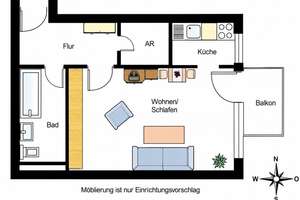 37m² TEILMÖBLIERTE - 1-Zimmer-Apartment in München – Nietzschestraße 28, 80807 Milbertshofen, München – Vorschaubild 8