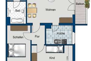 3 Zimmerwohnung im Familienviertel Striesen – Wittenberger Str. 56B, 1309 Striesen-West, Dresden – Vorschaubild 2
