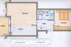 Provisionsfrei: Sonnige 2-Zimmerwohnung am Hirschgarten, EBK – Engasserbogen 11, 80639 Nymphenburg, München – Vorschaubild 4