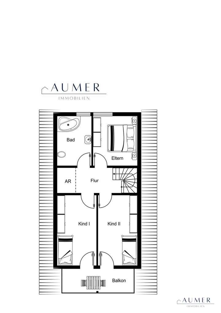 Obergeschoss Grundriss