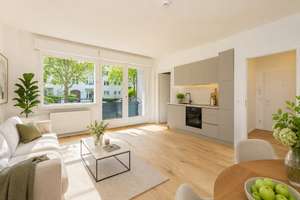 2-Zimmerwohnung mit großem Sonnenbalkon: frisch renoviert und direkt bezugsfertig!