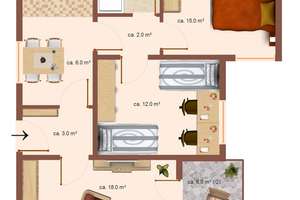 Gut Geschnittene Wohnung mit Balkon und Aufzug | Nähe MHH – Meitnerstraße 2, 30627 Groß-Buchholz, Hannover – Vorschaubild 19