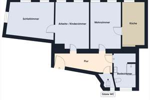 Erstbezug n. Sanierung! Traumhafte 3 Zimmer Wohnung auf 75m² in Nürnberg mit Bad neu uvm.! – Die vollständige Adresse der Immobilie erhältst du vom Anbieter., 90441 Schweinau, Nürnberg – Vorschaubild 7