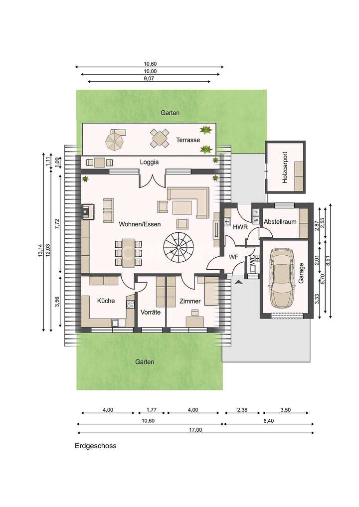 Grundriss EG (beispielhaft)