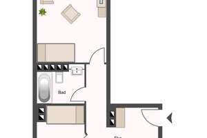 Gemütliche 2-Zimmer Wohnung im beliebten Josefviertel – 48151 Josef, Münster – Vorschaubild 6