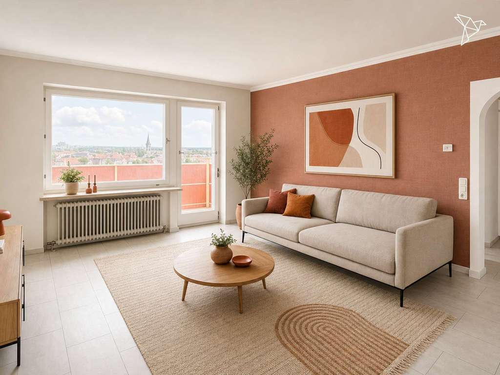 Immobilie in Hattersheim - WOHNKOMFORT MIT PERSPEKTIVE ✨ Gemütliche 2-Zimmer-Wohnung mit Balkon und Tiefgarage in Hattersheim! - Bild 0