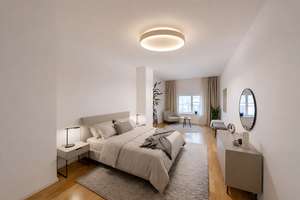 Exklusives, lichtdurchflutetes Penthouse im Altbau mit Loggia, Kaminoption und Stellplatz – August-Bebel-Straße 45, 4275 Südvorstadt, Leipzig – Vorschaubild 6