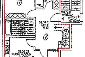 Ruhige und großzügige 4-Raum Maisonettewohnung – Weigelienstraße 12, 4329 Paunsdorf, Leipzig – Vorschaubild 21