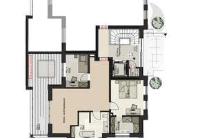 3 Zimmer Oberwohnung mit Balkon im Villen-Quartier – Carl-Adam-Petri-Straße -, 14469 Nauener Vorstadt, Potsdam – Vorschaubild 9