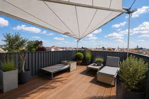 High-End 5,5-Zimmer-Penthouse nahe Lietzensee: 2 Terrassen & Duplex-Garage